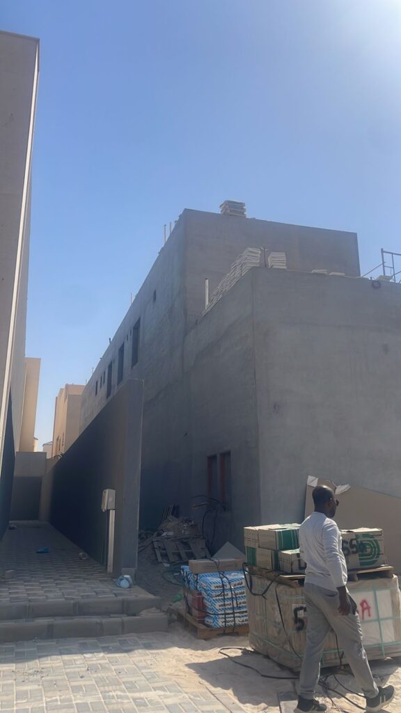 أعمال بناء عظم وملاحق ومجالس وفلل بالقصيم بواسطة مقاول معتمد